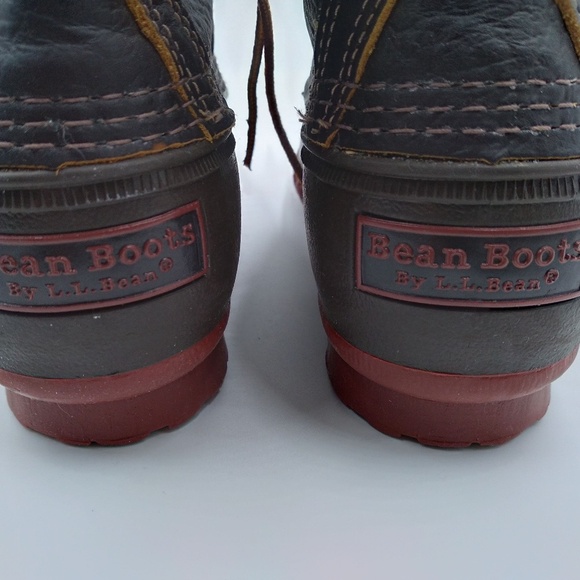 L.L. Bean bison leather duck boots Size 9M - Picture 8 of 9